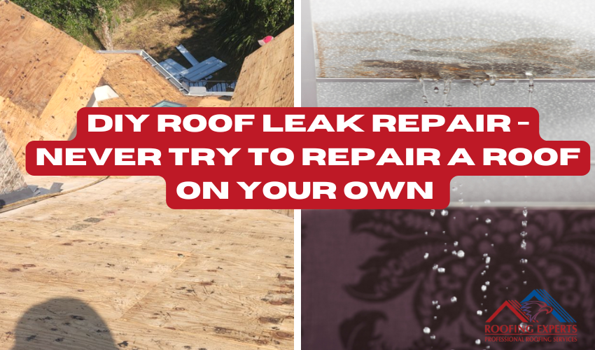 diy roof leak repair