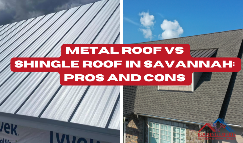 metal roof vs shingle roof
